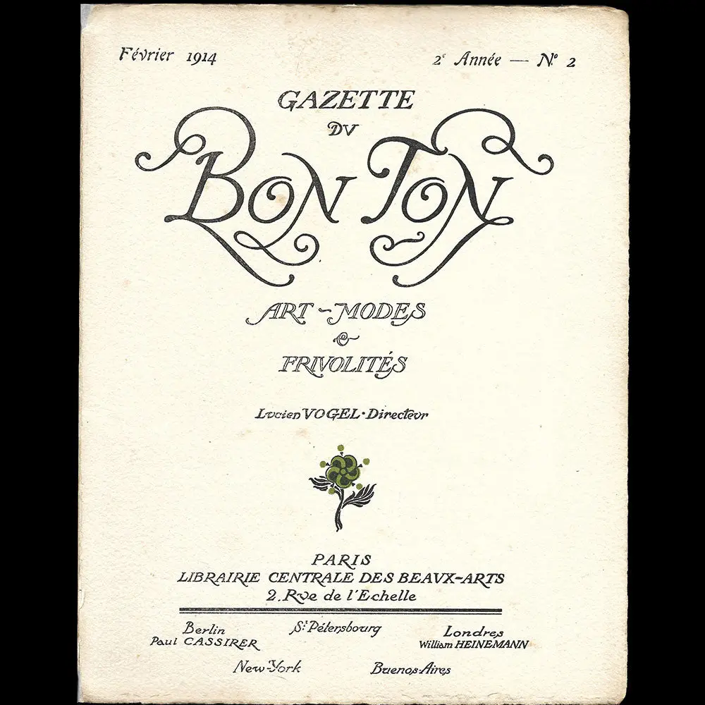 Gazette Du Bon Ton (N°2, 1914) 1