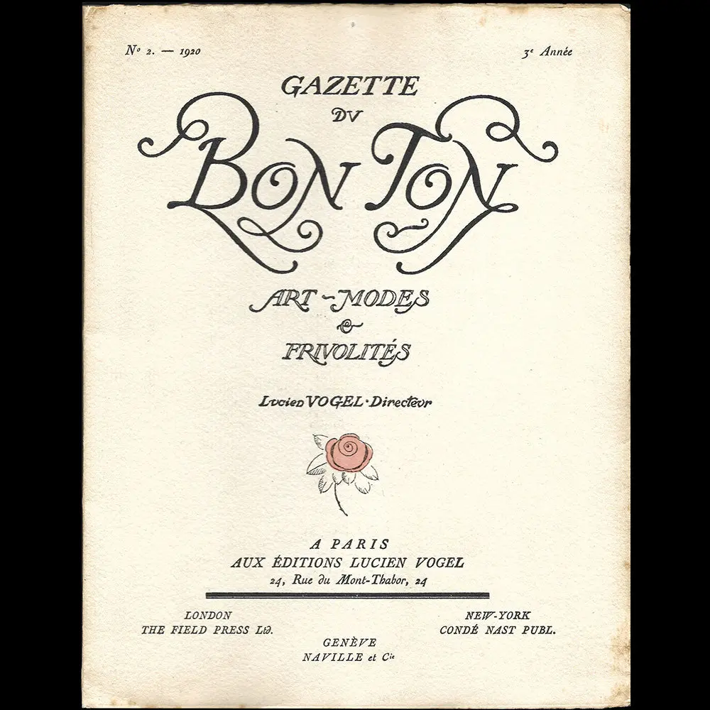 Gazette Du Bon Ton (N°2, 1920) 1