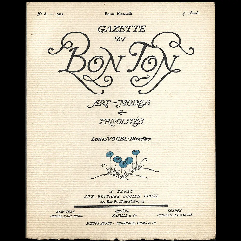Gazette Du Bon Ton (N°8, 1921) 1