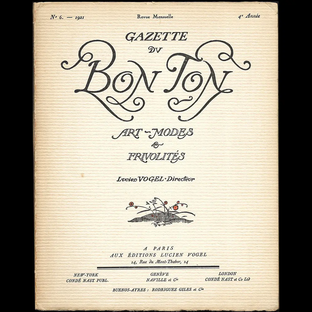 Gazette Du Bon Ton (N°6, 1921) 1
