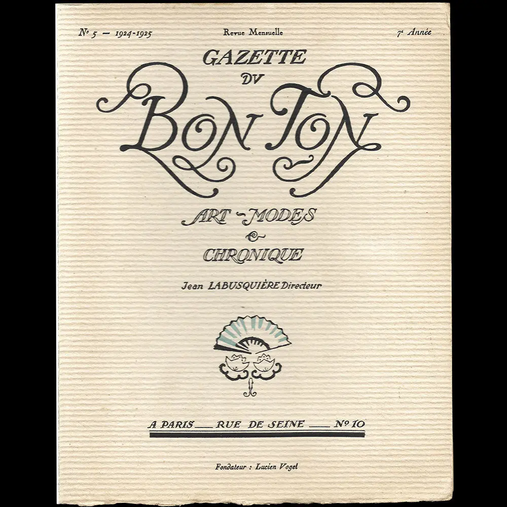 Gazette Du Bon Ton (N°5, 1924-1925) 1