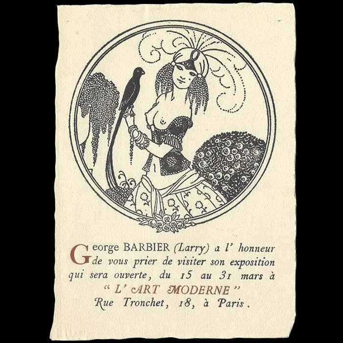Barbier - Invitation À L'exposition De George Barbier (1911) 1