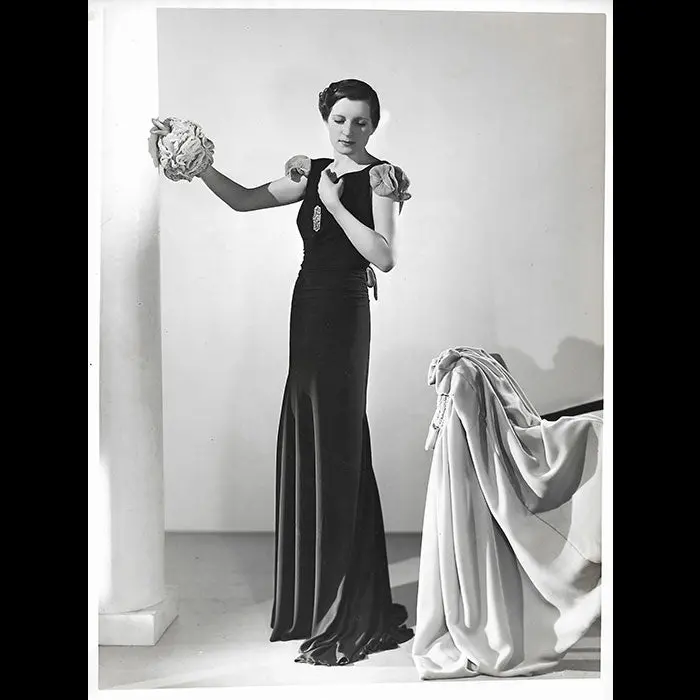 Robert Piguet - Robe Du Soirée, Tirage De Georges Saad (1937) 1