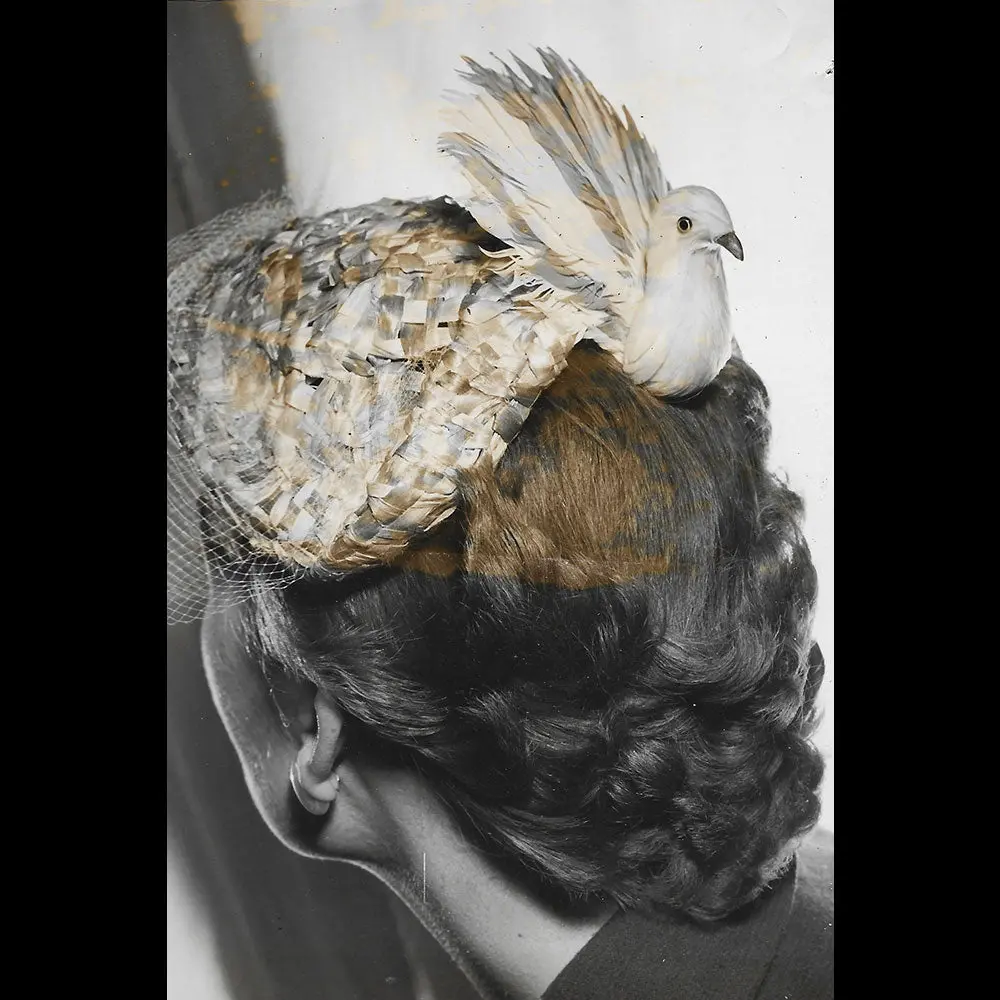 Gilbert Orcel - Colombe, Chapeau De Paille Tressé (1952) 1