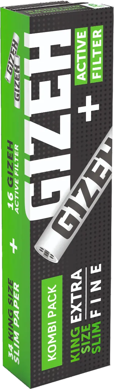 Gizeh Black King Size Slim + Active Filter 1