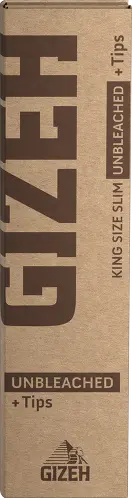 Gizeh Unbleached King Size Slim + Tips 1