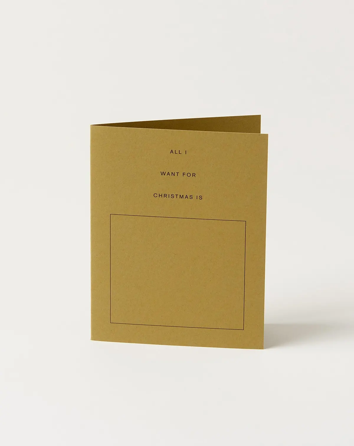 Fill In The Blank Card All I Want For Christmas Is 1
