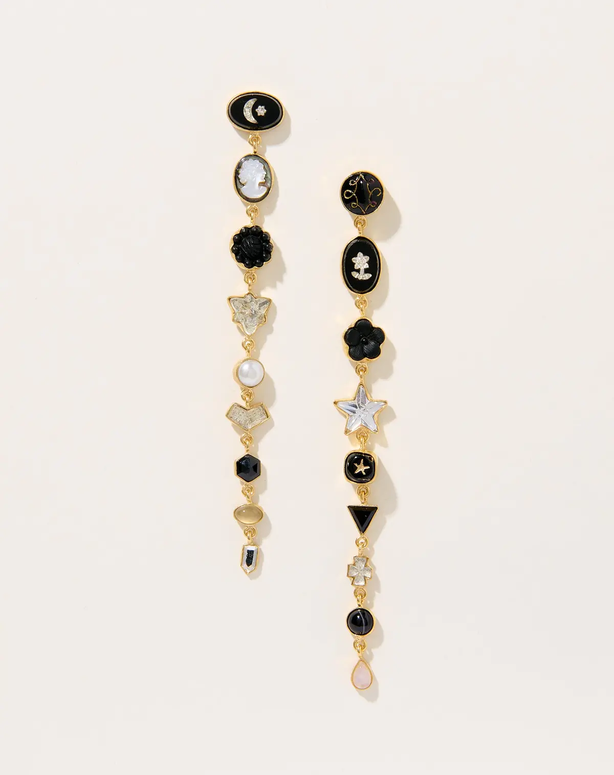 Nine Charm Multi Drop Earrings 1