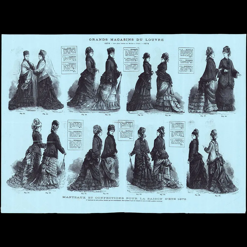 Grands Magasins Du Louvre - Manteaux Et Confections Pour La Saison D'été 1876 1
