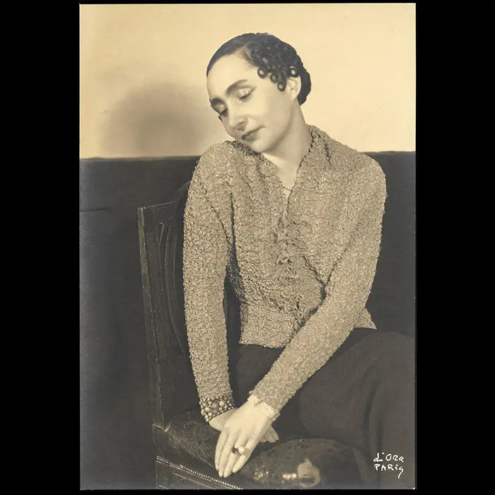 Alix (Madame Grès) - Portrait De La Couturière, Tirage De D'ora (Circa 1934) 1