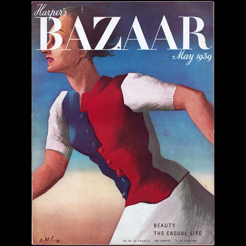Harper's Bazaar, Couverture De Cassandre (May 1939) 1
