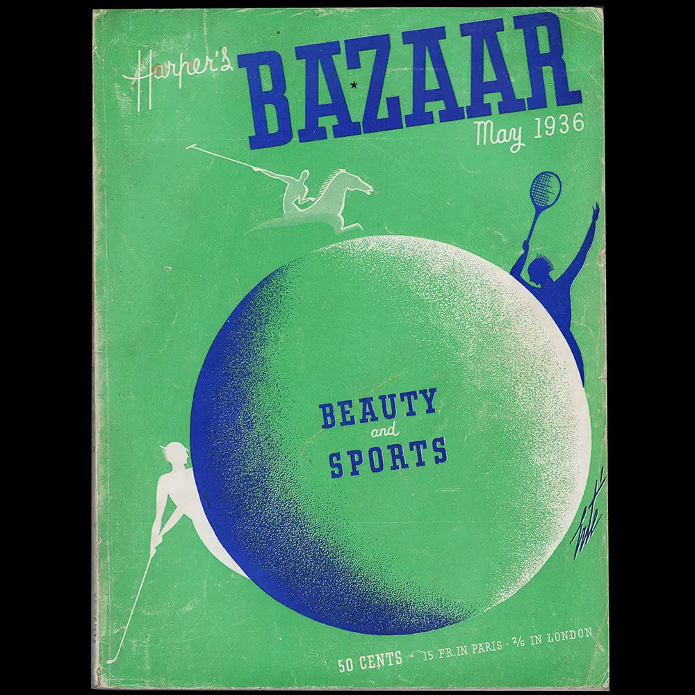 Harper's Bazaar, Couverture D'erté (1936, Mai) 1