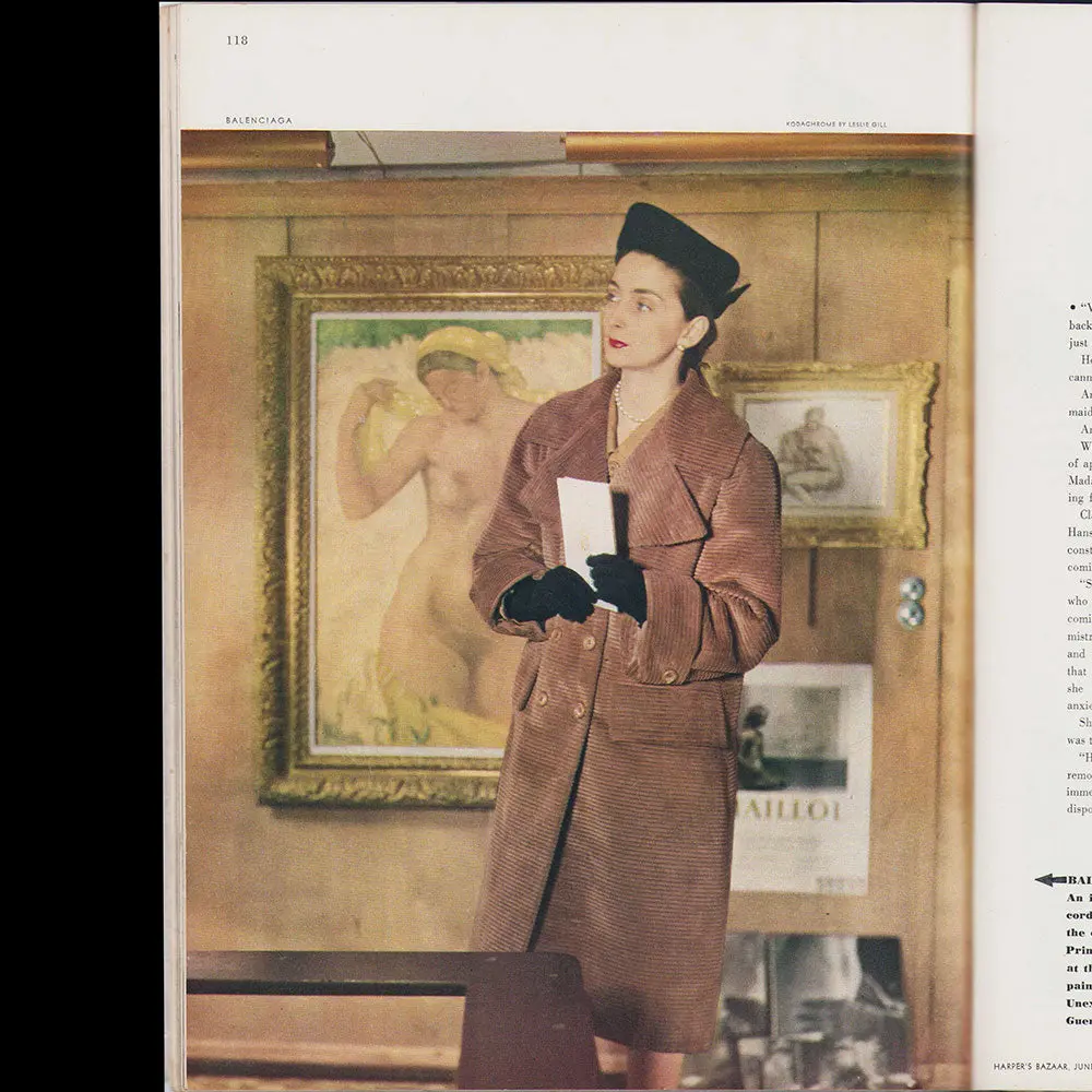 Harper's Bazaar (1947, Juin), Couverture De Léonor Fini 2
