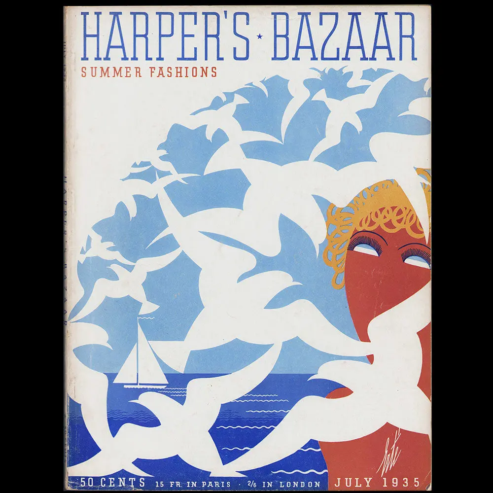 Harper's Bazaar, Couverture D'erté (1935, Juillet) 1