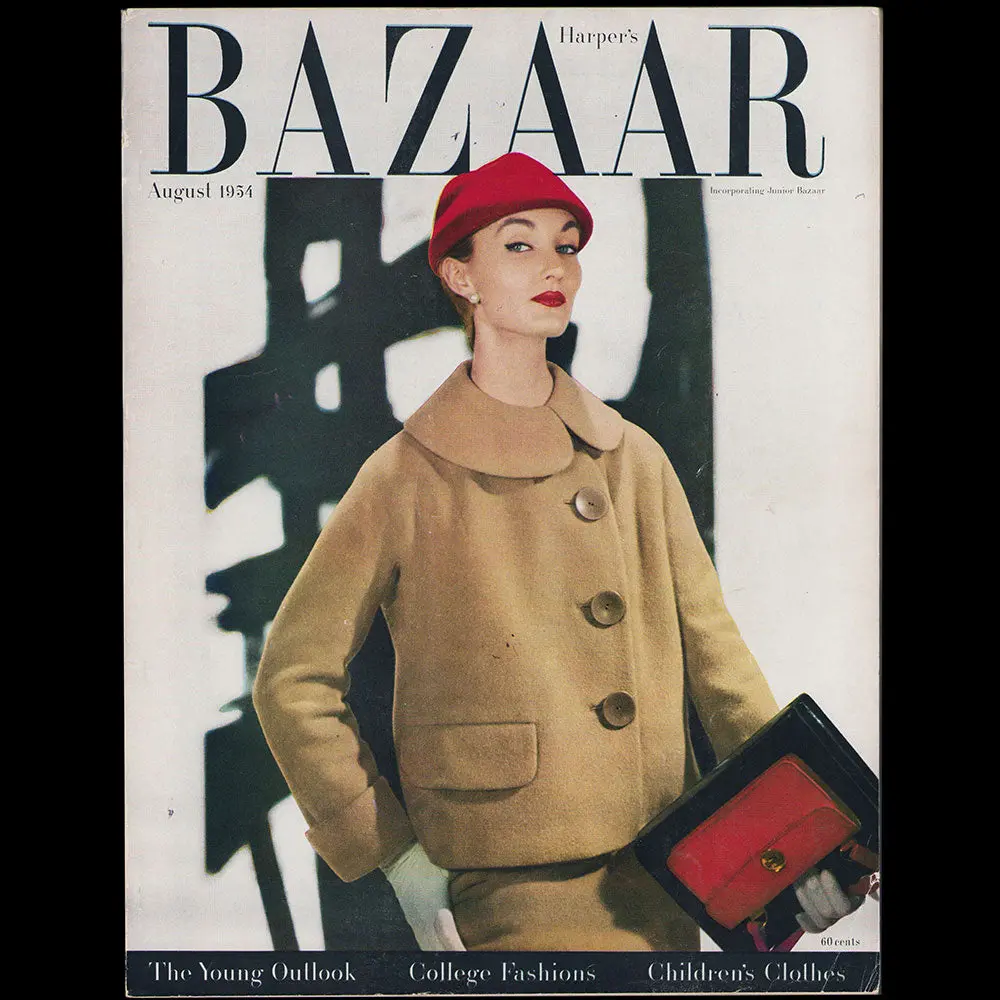 Harper's Bazaar (1954, Aout), Couverture De Louise Dahl-Wolfe 1