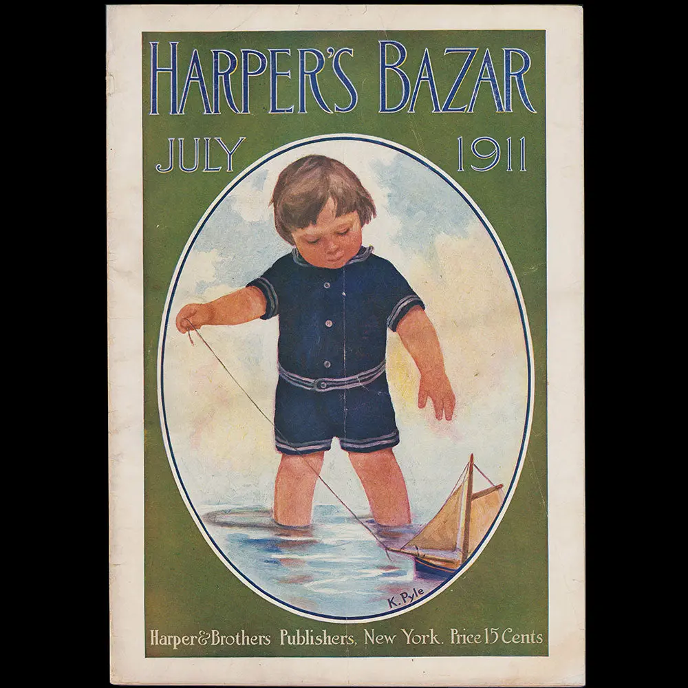 Harper's Bazaar (July 1911), Couverture De K. Pyle 1