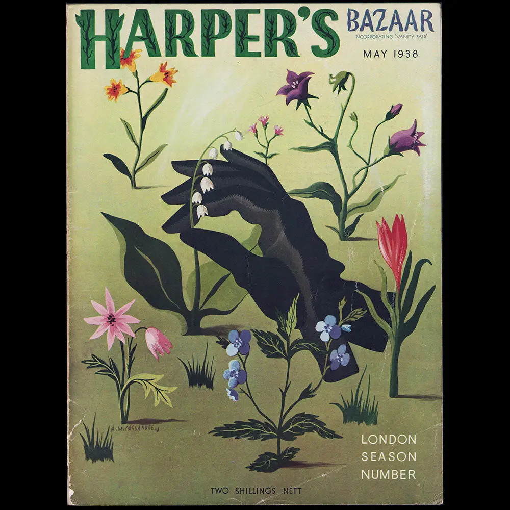 Harper's Bazaar Uk (May 1938), Couverture De Cassandre 1