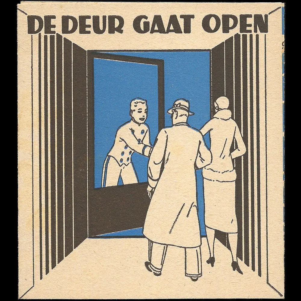 Haverschmidt & Klaje - Invitation De La Chemiserie De Hilversum (1940S) 1