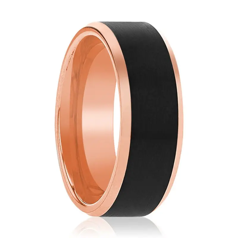 Hayden | Tungsten Ring Rose Gold 1