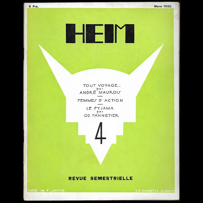 Heim - Revue Heim, N°4 (1932, Mars) 1