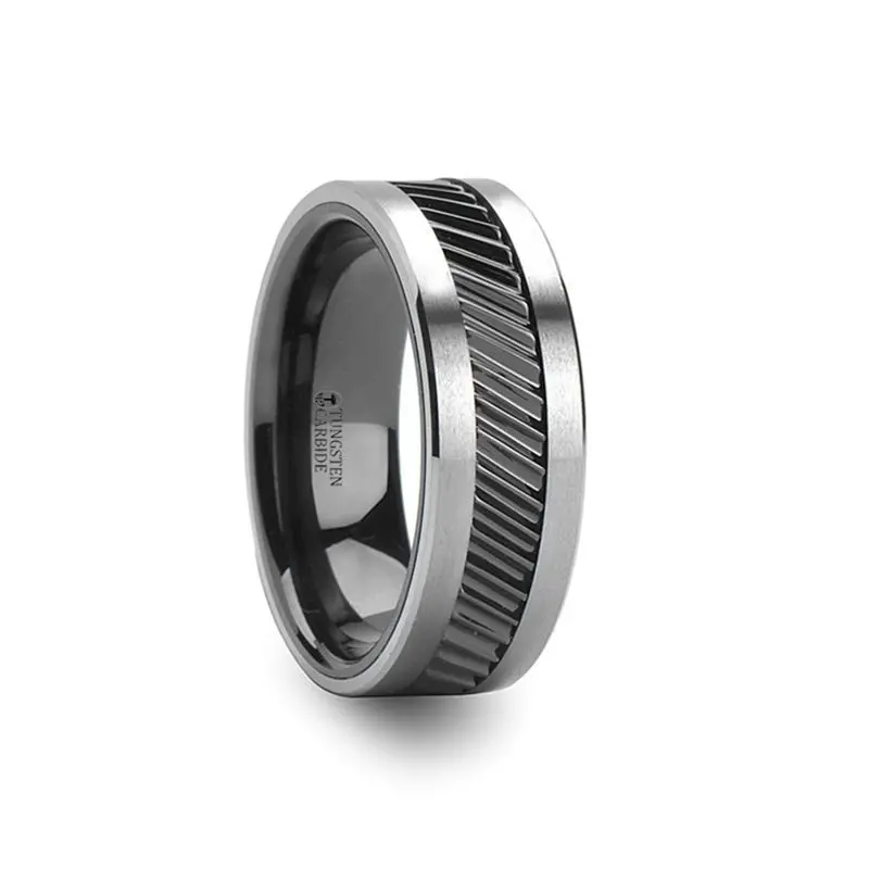 Helix | Tungsten & Ceramic Ring Gear Teeth Pattern 3