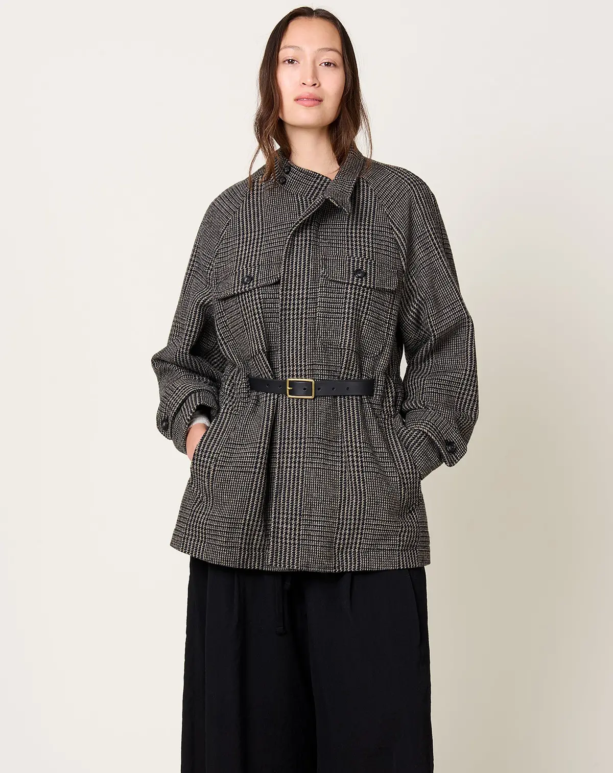 Tweed Jacket In Black 1