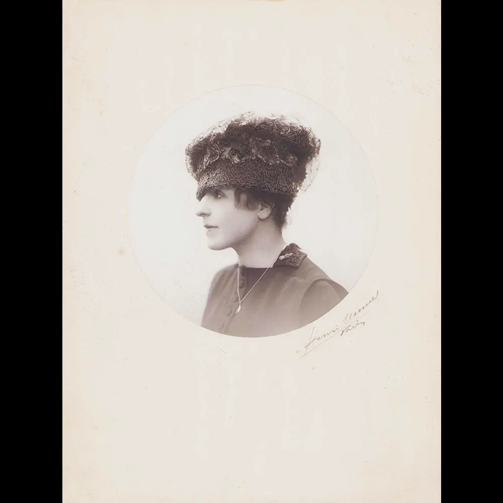 Henri Manuel - Elégante Au Chapeau (Circa 1910S) 2