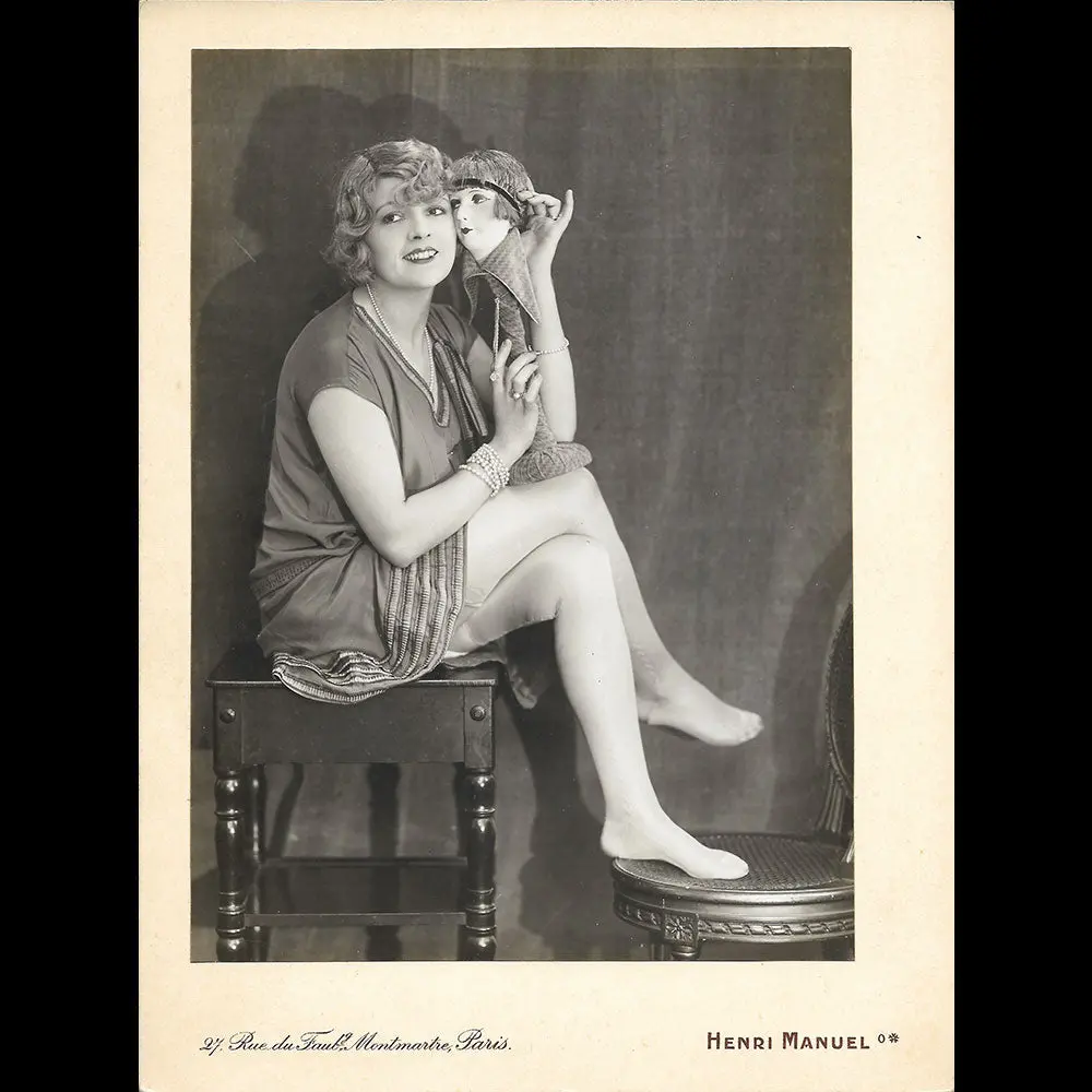 La Mannequin Et La Marotte, Tirage De Henri Manuel (1920S) 1