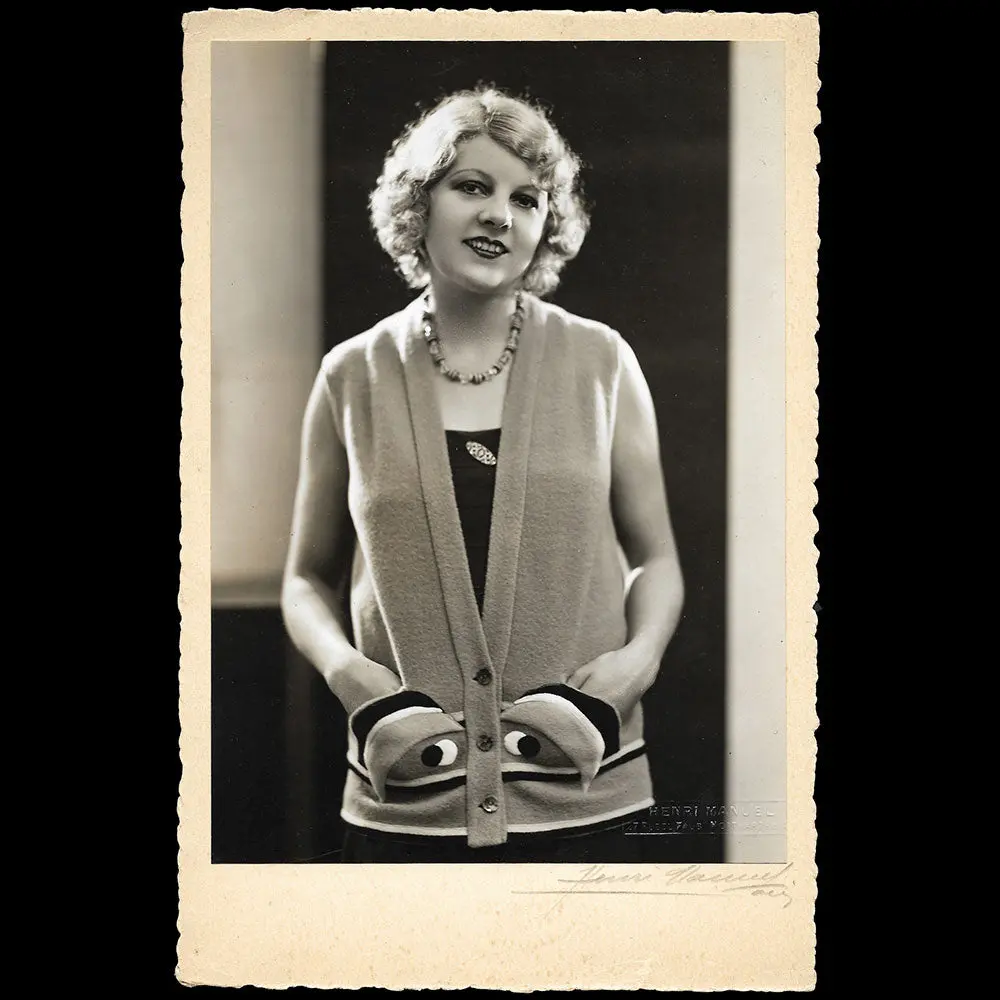 Neyret - Le Gilet Aux Yeux, Tirage De Henri Manuel (1920S) 1