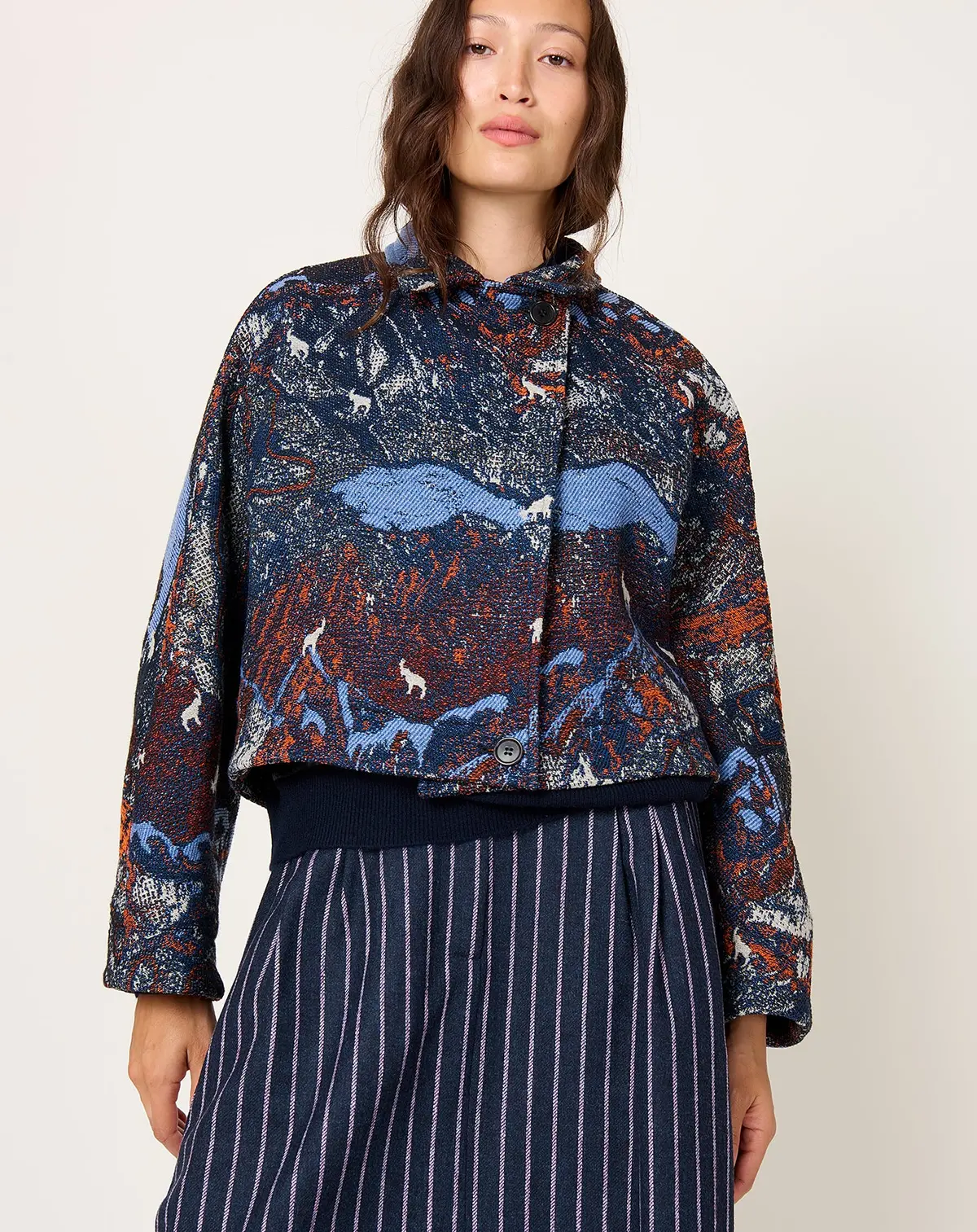 Dartbi Jacket In Gobelin Goats 1