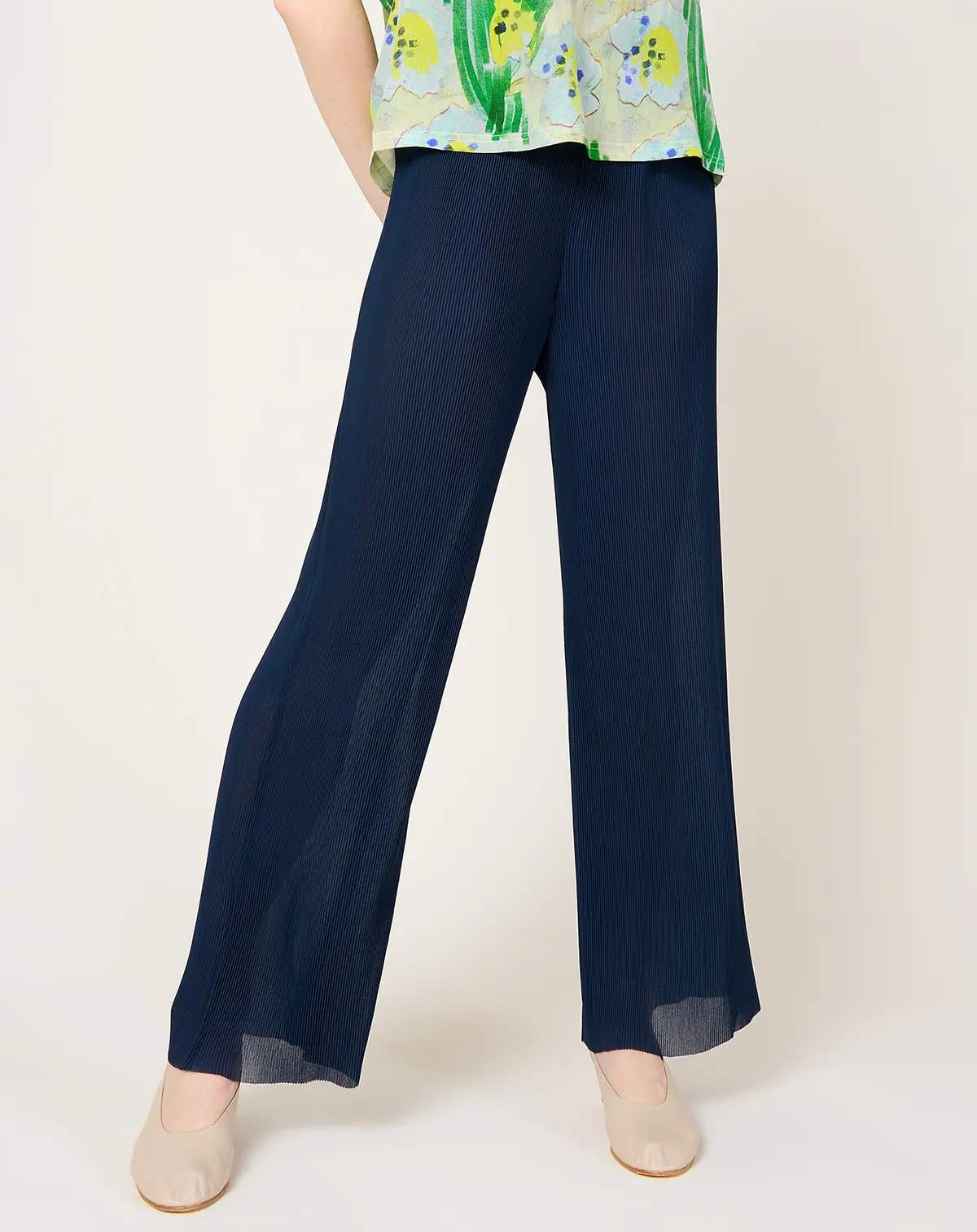 Five Plisse Pants In Dress Blue 1