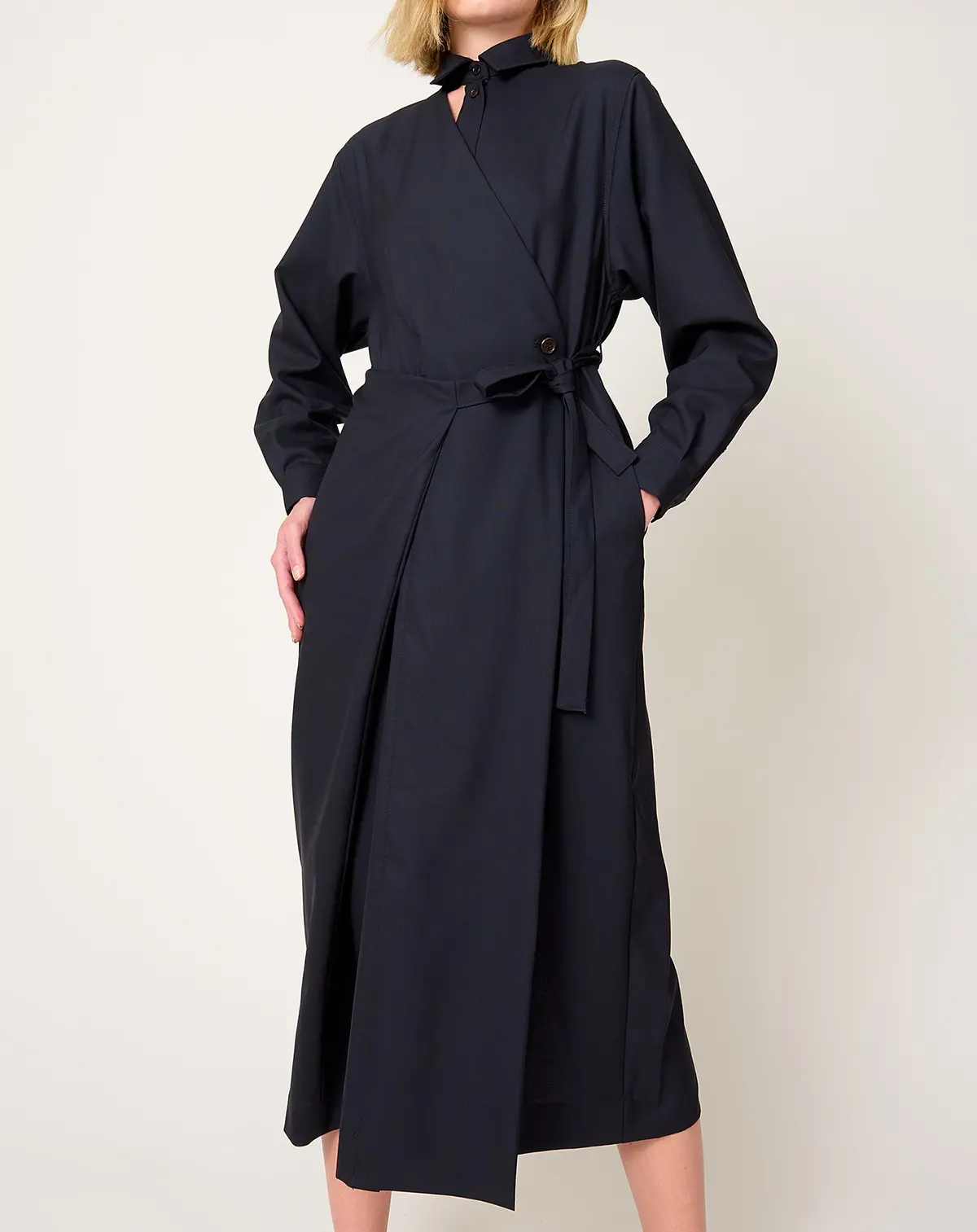 Found Dress In Tropical Navy 1