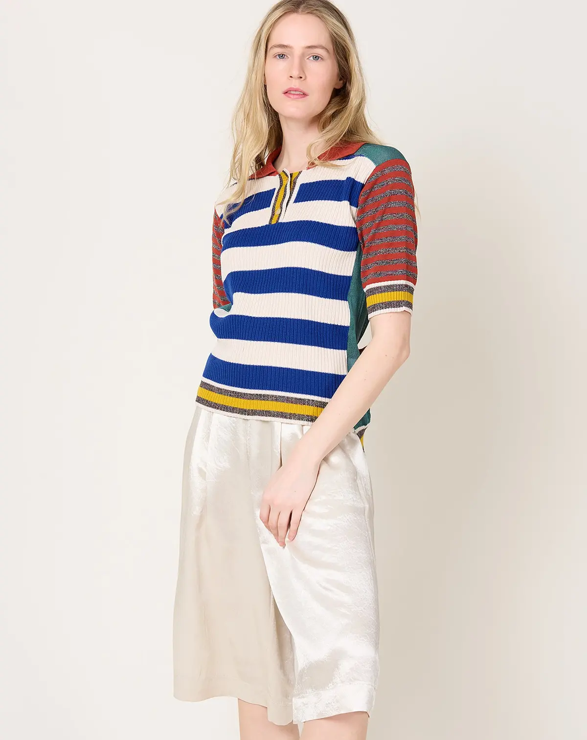 Mix Polo In Teal 1