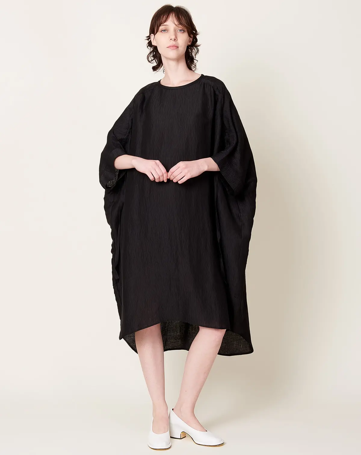 Renew Silk Dress In Black 1