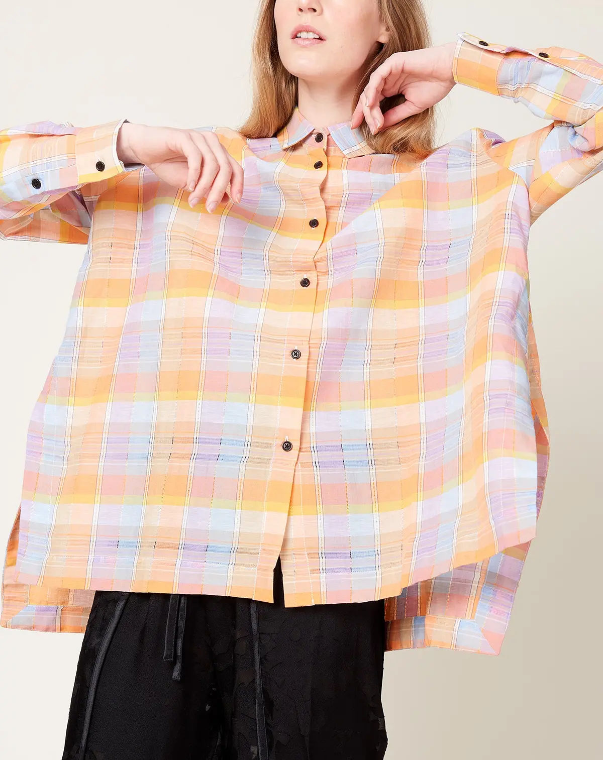 Tape Shirt In Multi Checks 1