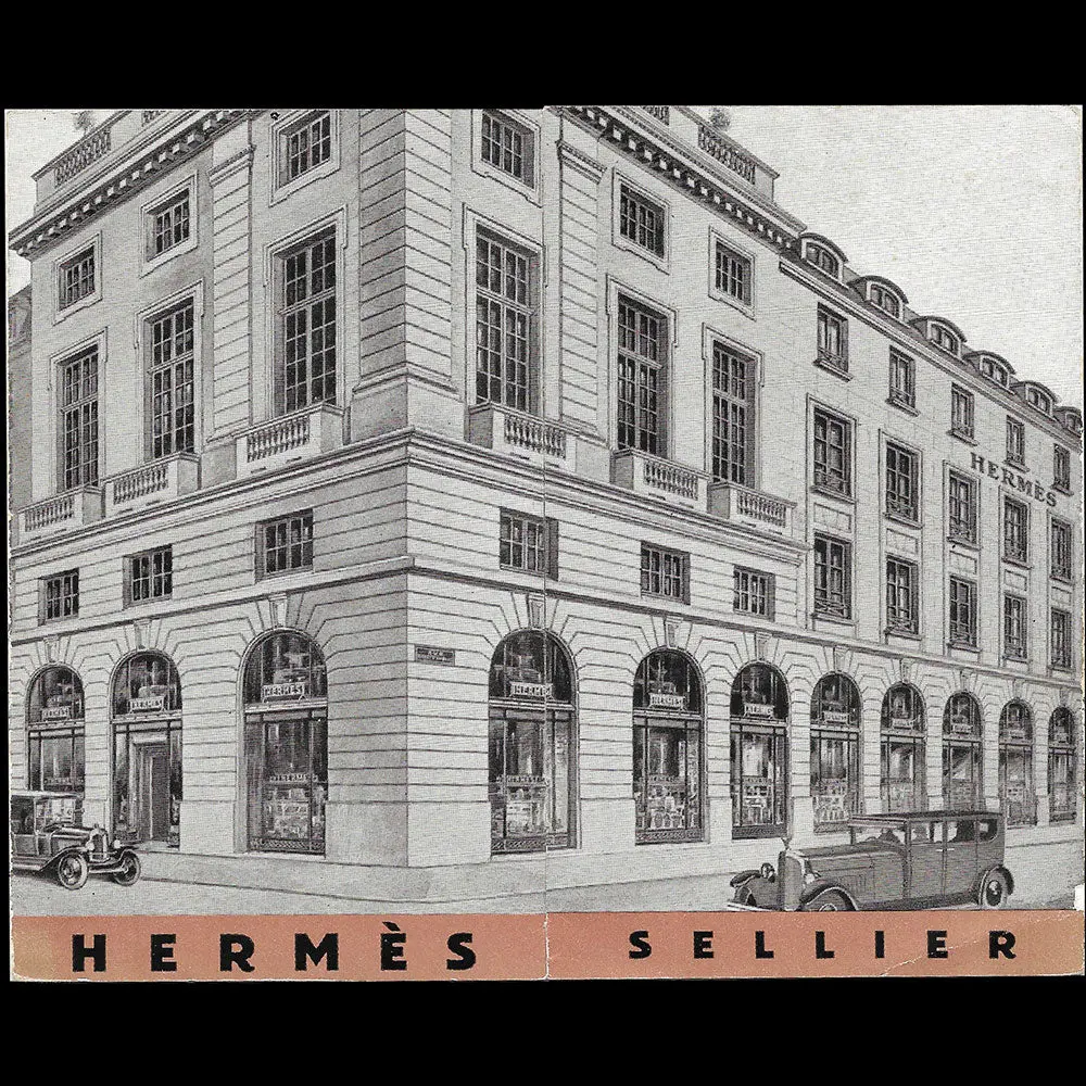 Hermès Sellier- Un Peu D'histoire, Dépliant Illustré Par Georges Lepape (1930S) 1