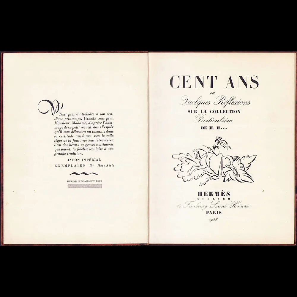 Hermès - Cent Ans Ou Quelques Réflexions Sur La Collection Particulière De M. H. (1928) 2