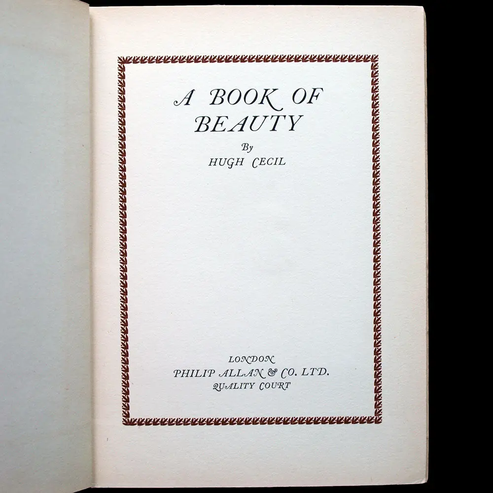 Hugh Cecil - A Book Of Beauty (1926) 2