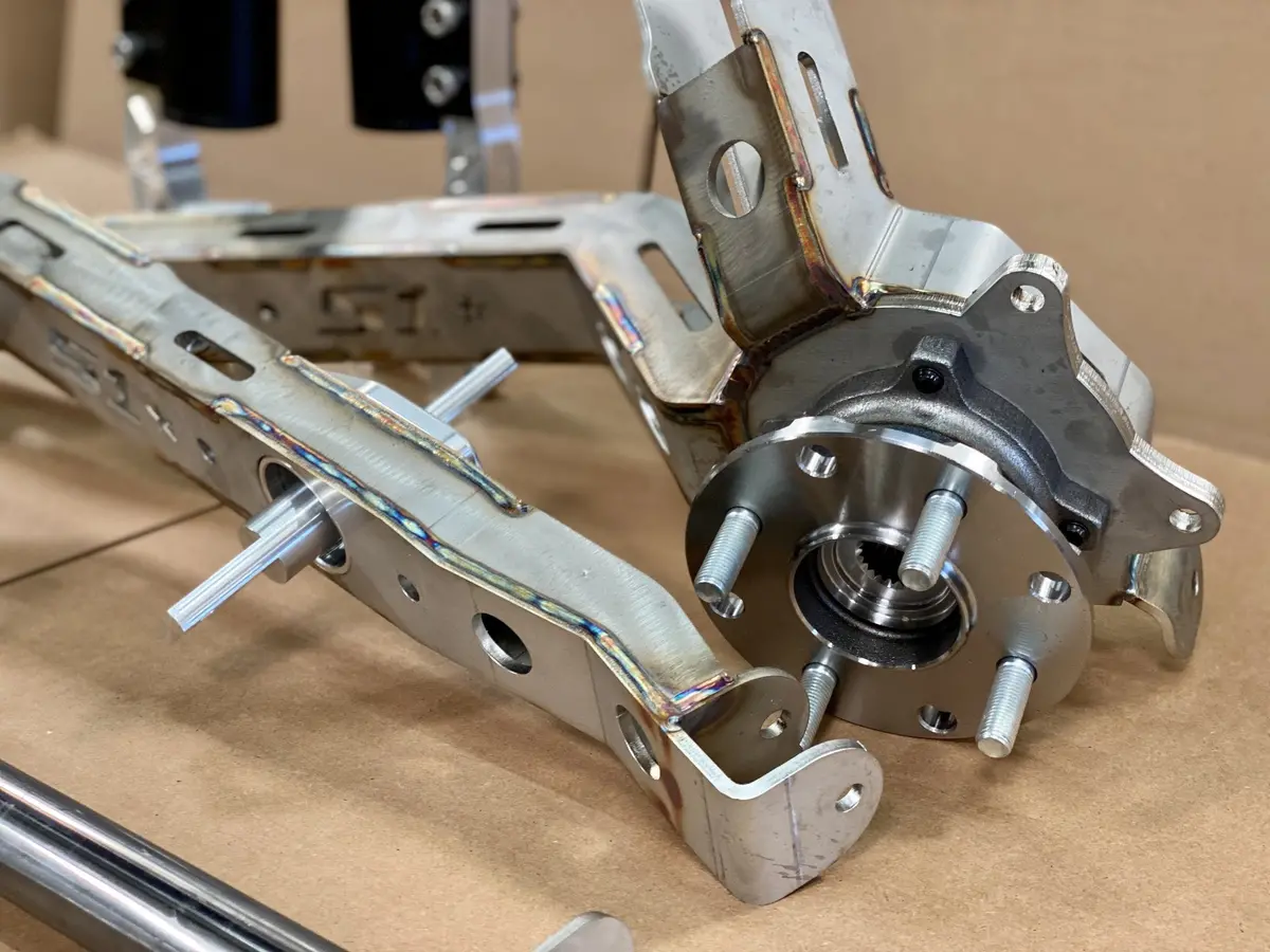 S1 Built Complete Awd Kit: Alpha6 Awd/Rwd/Fwd Rear Trailing Arms With Delta7 Rear Diff Mount Kit And Billet Forks 3