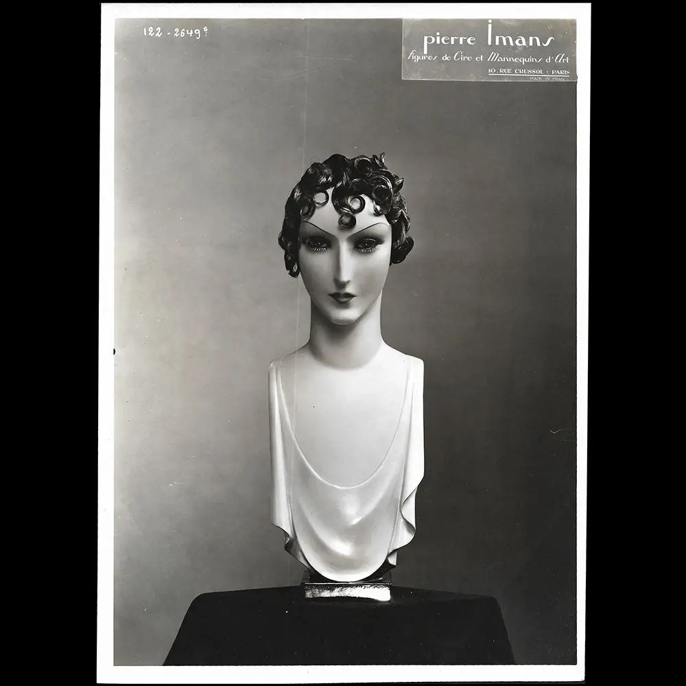Pierre Imans - Photographie D'un Buste De Femme, 10 Rue Crussol À Paris (Circa 1925-1935) 1
