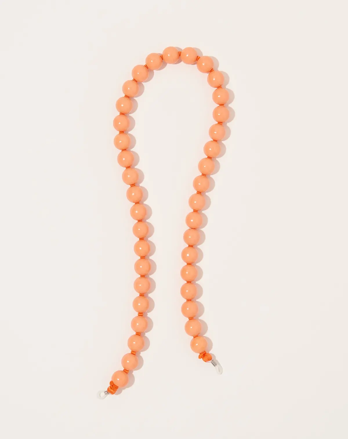 Brillenkette Big Eyeglass Chain In Peach On Orange 1