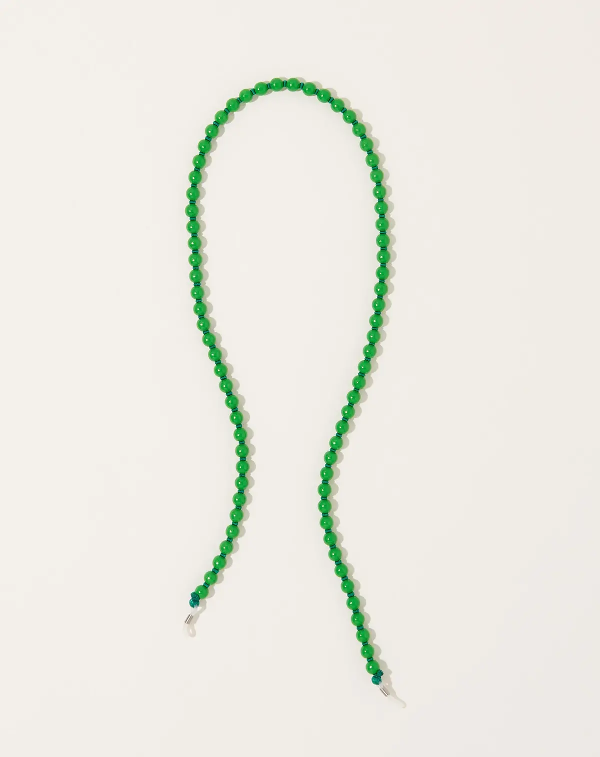 Brillenkette Eyeglass Chain In Green On Dark Green 1