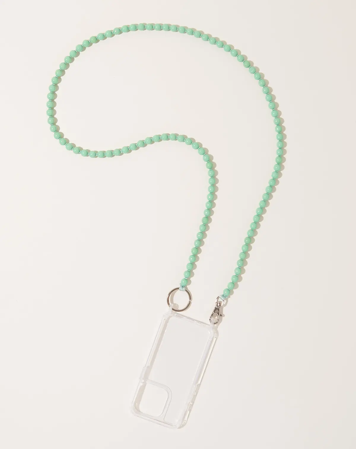 Handykette Iphone Necklace In Pastel Green On Salvia 1