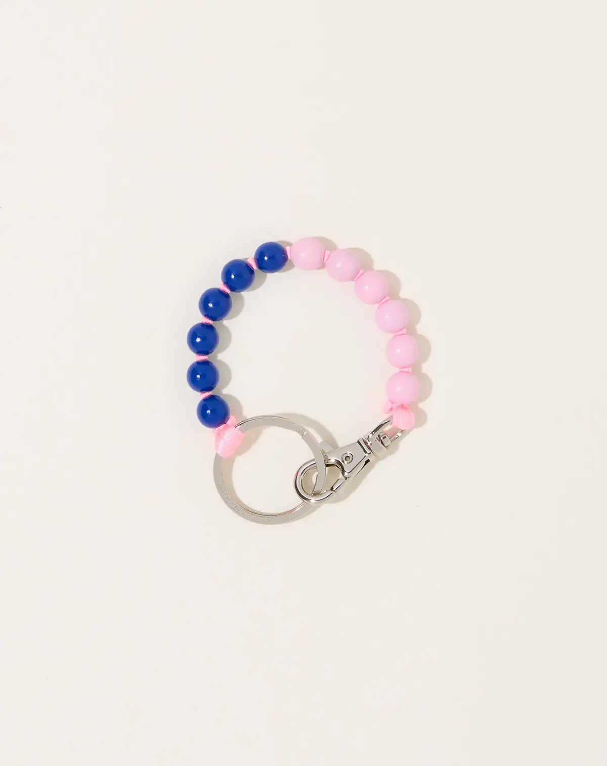 Perlen Short Keyholder In Rose And Blue 1