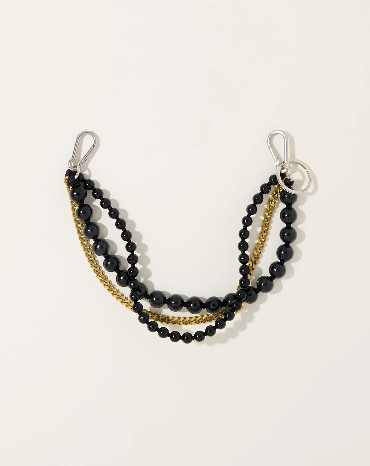 Zoe Bag Charm In Black 1