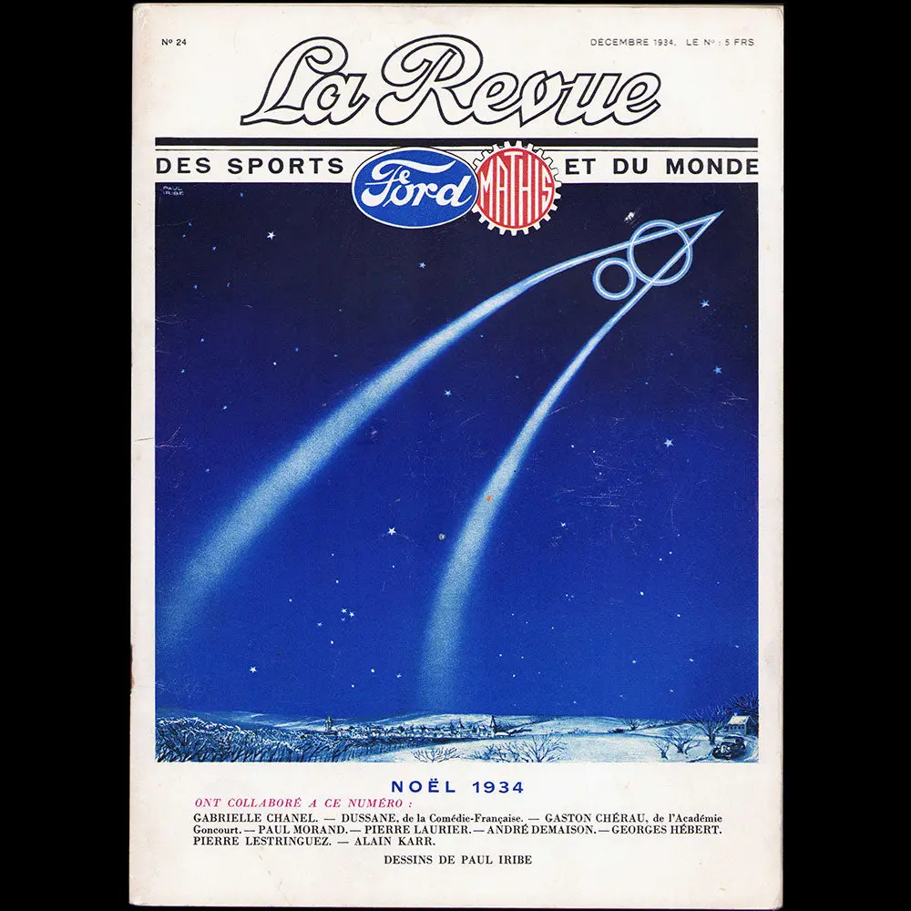 La Revue Des Sports Et Du Monde Ford Mathis, N°24 (Noël 1934) 1