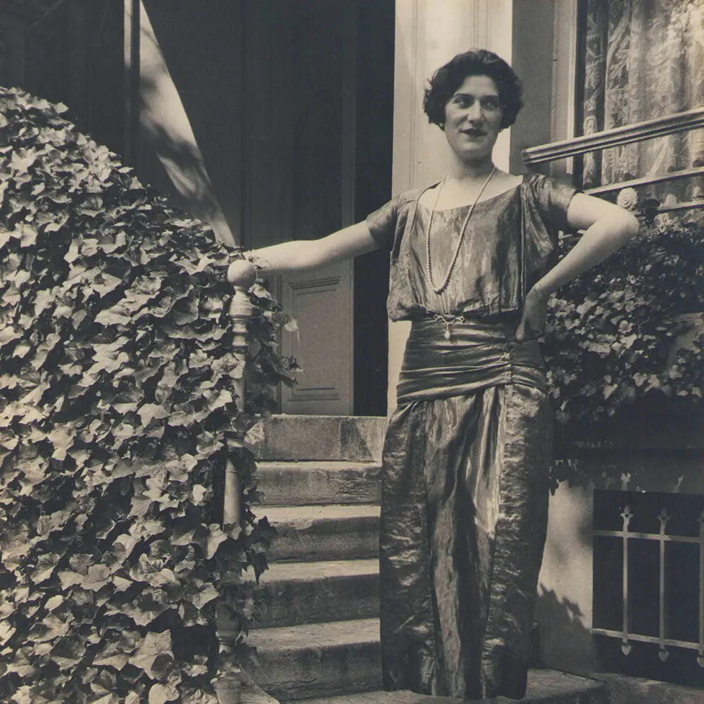 Jeanne Dirys Iribe, Photographie Avec Envoi De L'actrice À Sa Mère (Circa 1918-1922) 2