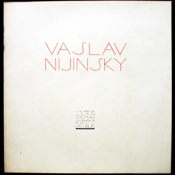 Nijinsky - Six Vers De Jean Cocteau, Six Dessins De Paul Iribe (1910) 1