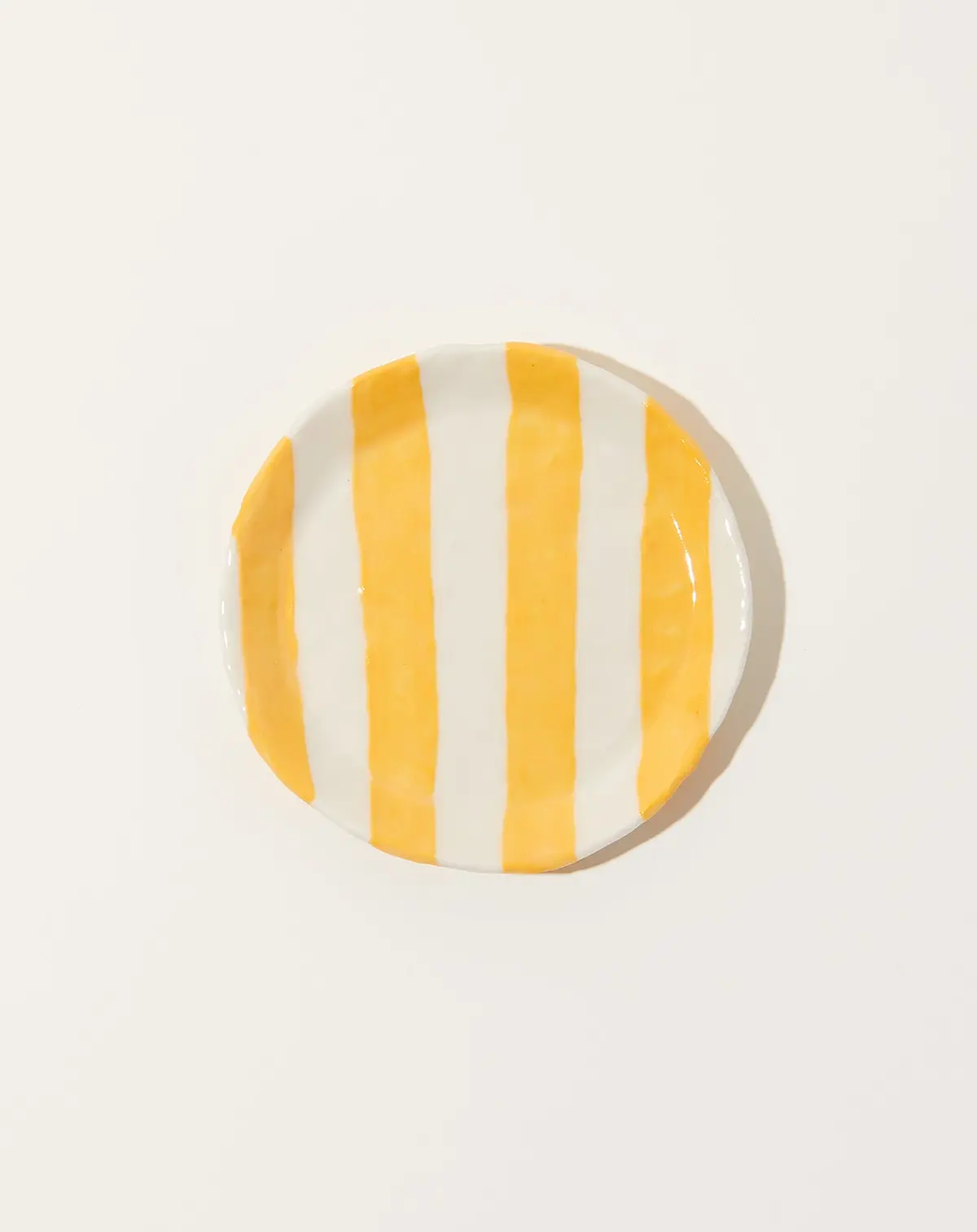 Ribbon Plate In Goldenrod 1