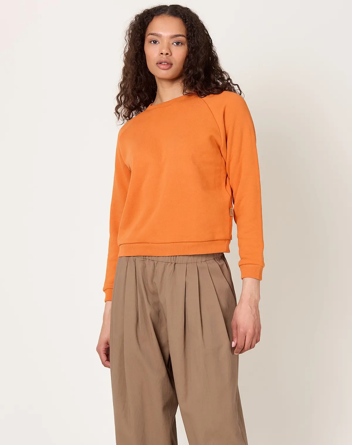 Daily Sweatshirt In Orange 1